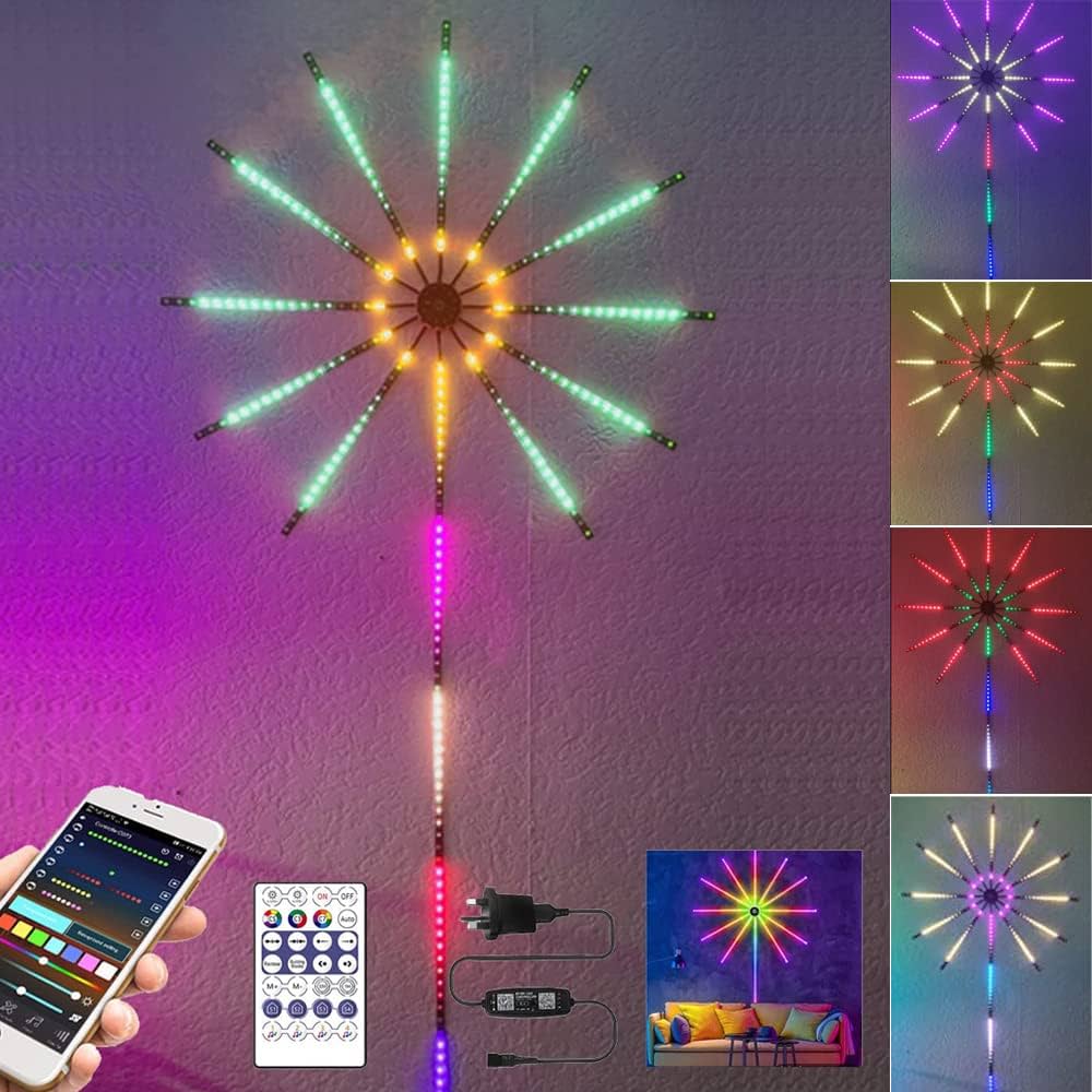 ¡Nuevo! Luces LED Estallido Navideño Deluxe - Brillo que baila con tu música.
