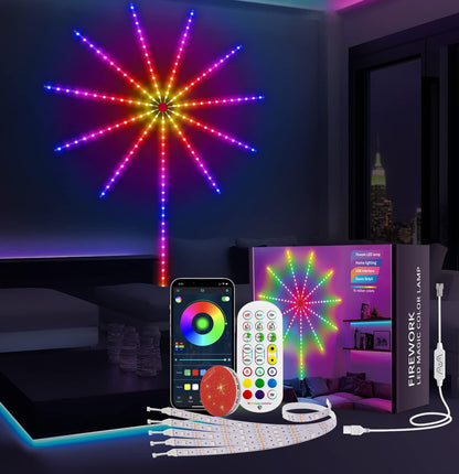 ¡Nuevo! Luces LED Estallido Navideño Deluxe - Brillo que baila con tu música.