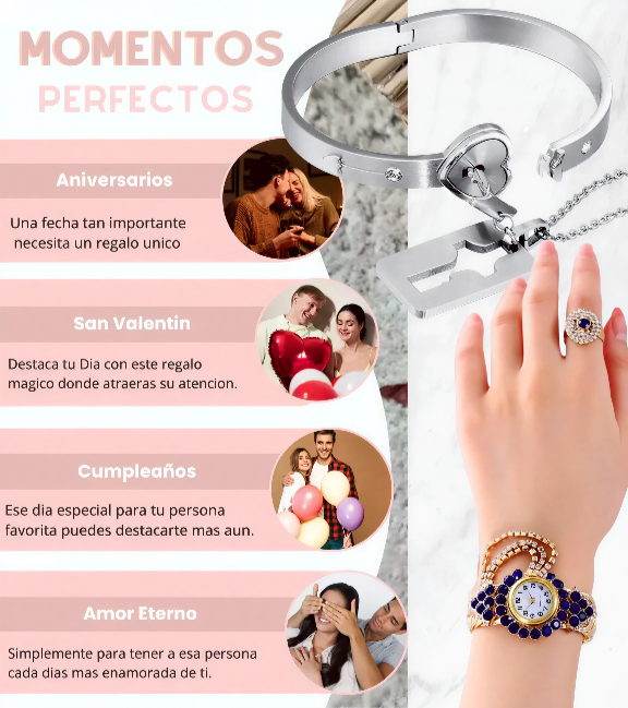 ¡Nuevo! Set Amor Inquebrantable™ 🔐 - El símbolo perfecto de su amor verdadero.