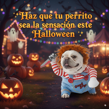 ¡Nuevo! Disfraz Chucky Dog Max™ - El Disfraz Más Viral de Halloween 2025