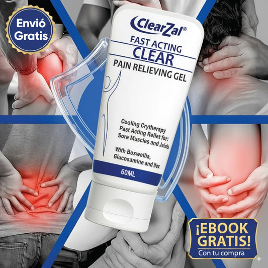 ¡Nuevo! ClearZal® Stop Dolor Total - Alivio Rápido y Seguro en 7 Días