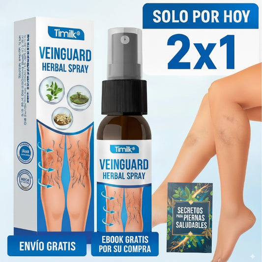 ¡Nuevo! VarixFree® Spray Herbal Plus - Piernas sin várices en solo 7 días