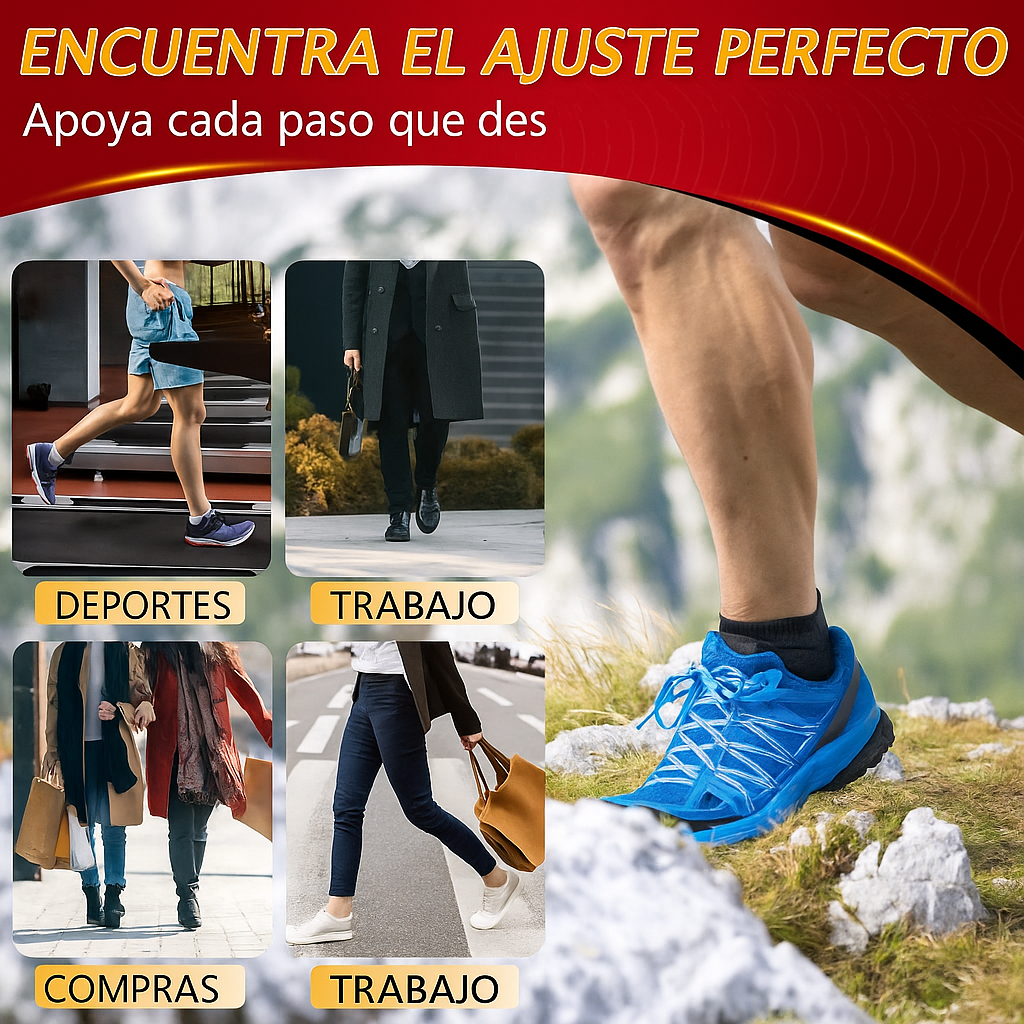 ¡Nuevo! Plantillas ConfortArco Pro Max® - Camina sin dolor, con postura perfecta