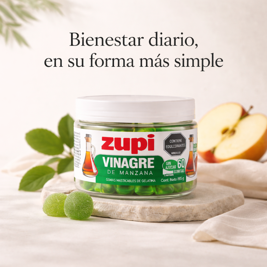 Gomas de Vinagre de Manzana Zupi
