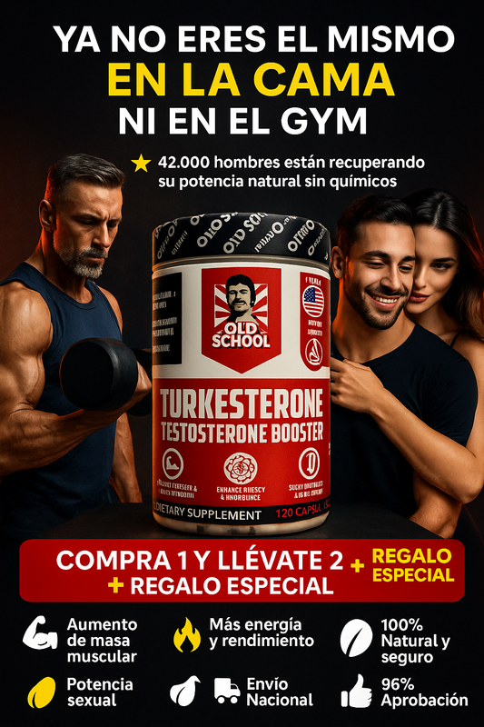 ¡NUEVO! TURKESTERONE ALFA X3® 🔥 3 Veces Más Hombre 💪🏻 Llévate 2, Paga 1
