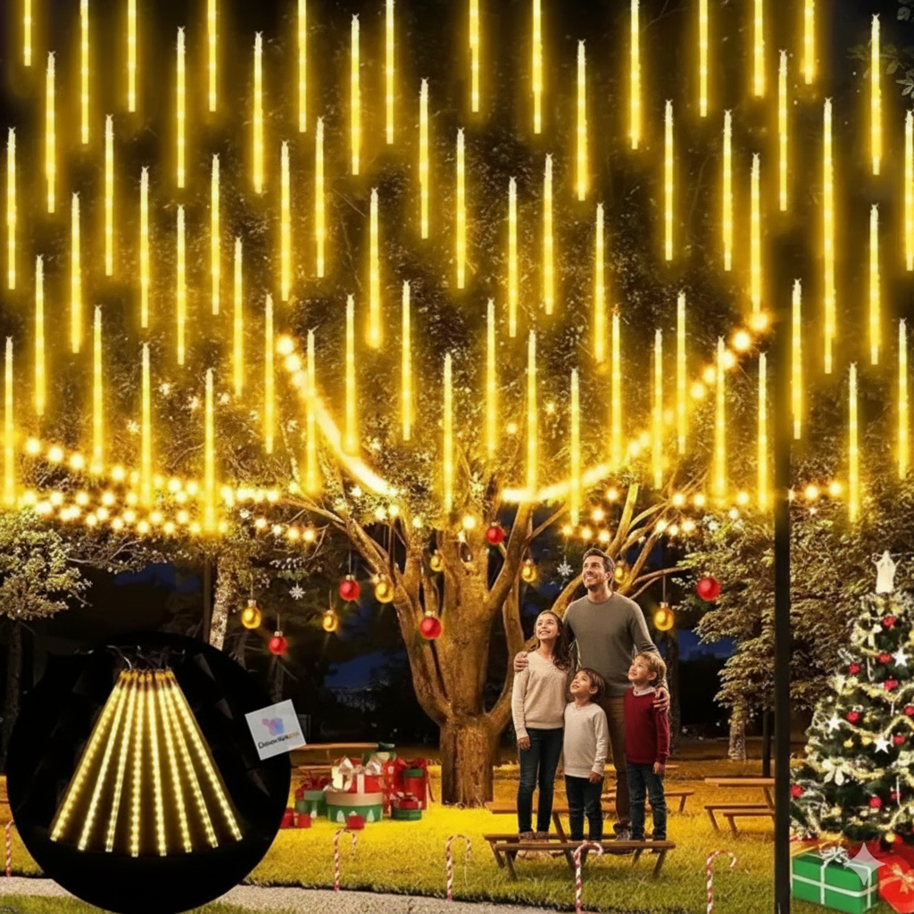 ¡Nuevo! Luces Lluvia de Meteoritos LED ✨ - Magia en Cada Gota de Luz