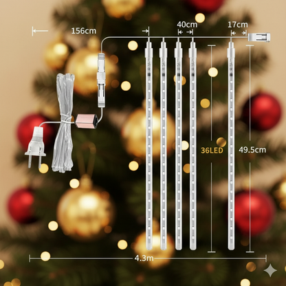 ¡Nuevo! Luces Lluvia de Meteoritos LED ✨ - Magia en Cada Gota de Luz