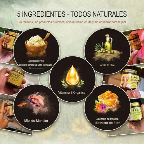 ¡Nuevo! EVIL GOODS® Sebo Supremo - Evoca juventud y resultados duraderos.