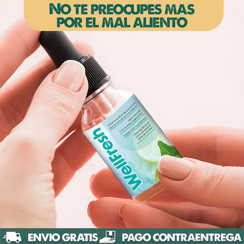 ¡Nuevo! WellFresh™ - Elimina el Mal Aliento al Instante y Recupera tu Confianza 🌬️✨